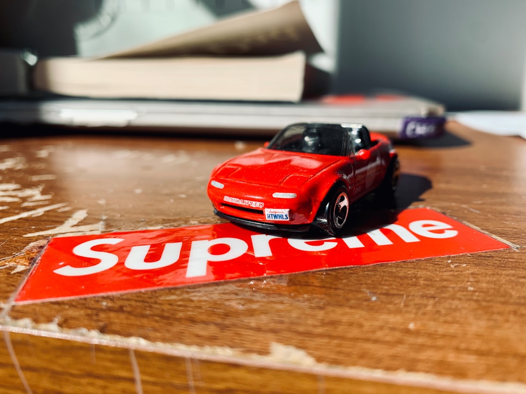 red ferrari coupe scale model